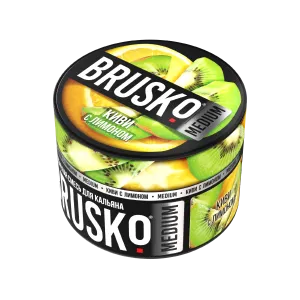 Табак Brusko Medium, 50гр "Киви с лимоном"