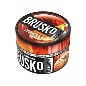 Табак Brusko Medium, 50гр "Цитрусовый чай"